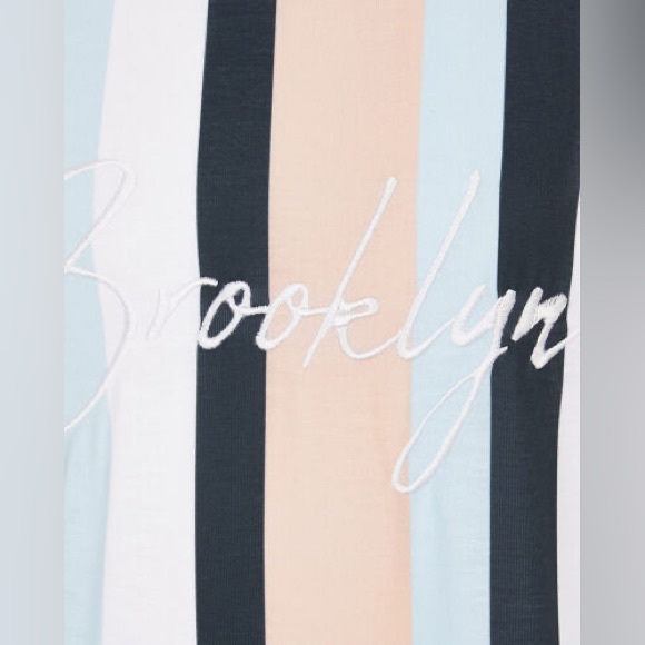 River Island Boys Multicolor Stripe 'Brooklyn' T-Shirt - Picture 3 of 3